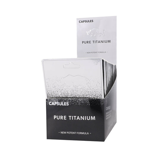 RHINO - PURE TITANIUM CAPSULES 24-PACK DISPLAY
