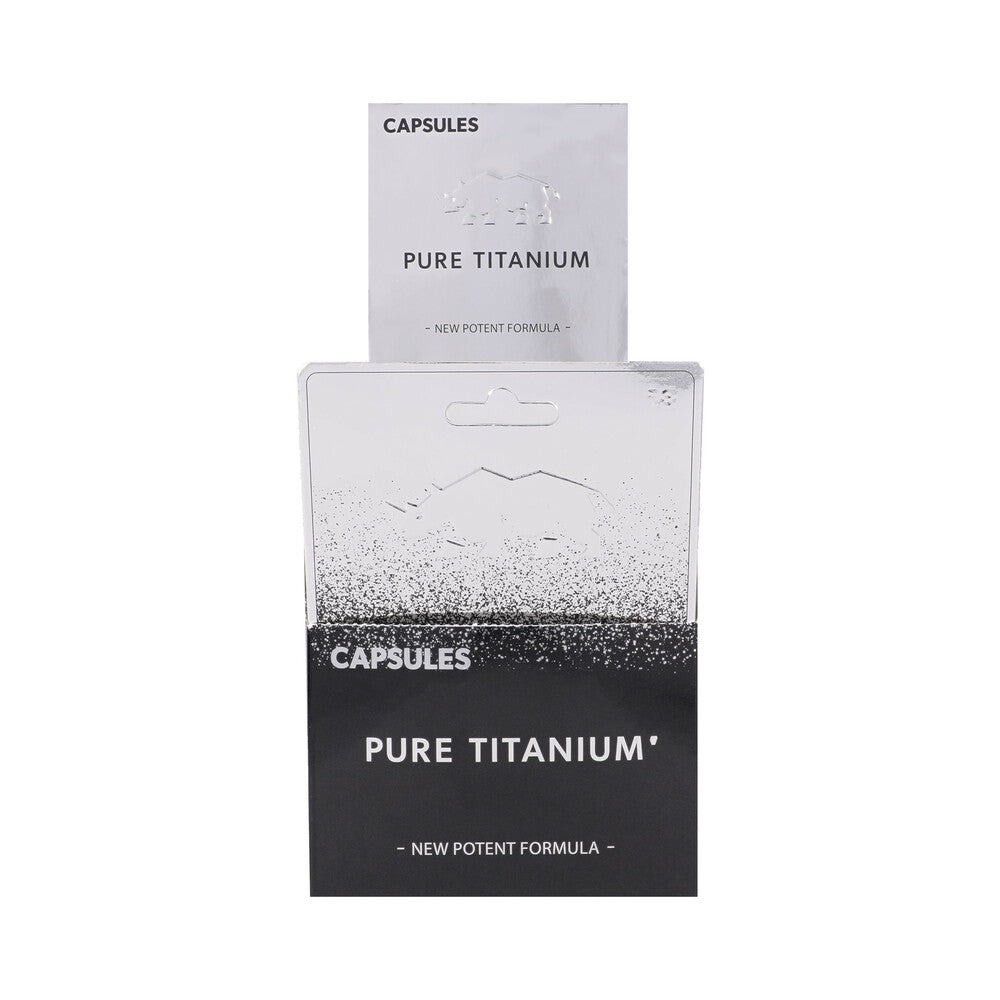 RHINO - PURE TITANIUM CAPSULES 24-PACK DISPLAY