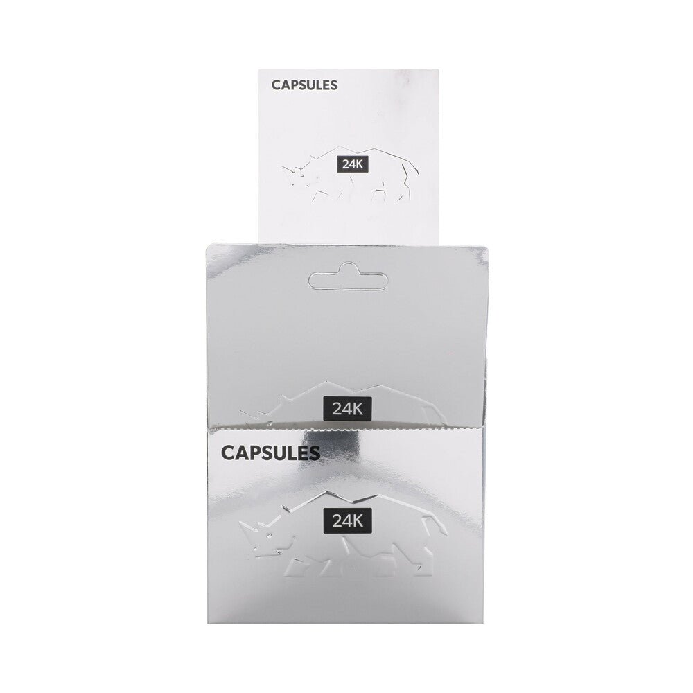 RHINO - 24K CAPSULES 24-PACK DISPLAY