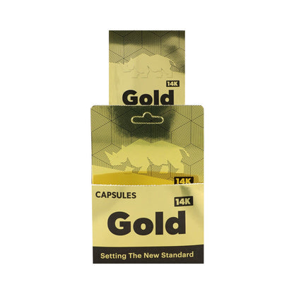 RHINO - GOLD 14K CAPSULES 24-PACK DISPLAY
