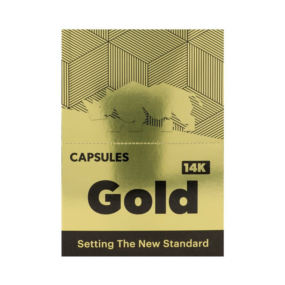RHINO - GOLD 14K CAPSULES 24-PACK DISPLAY