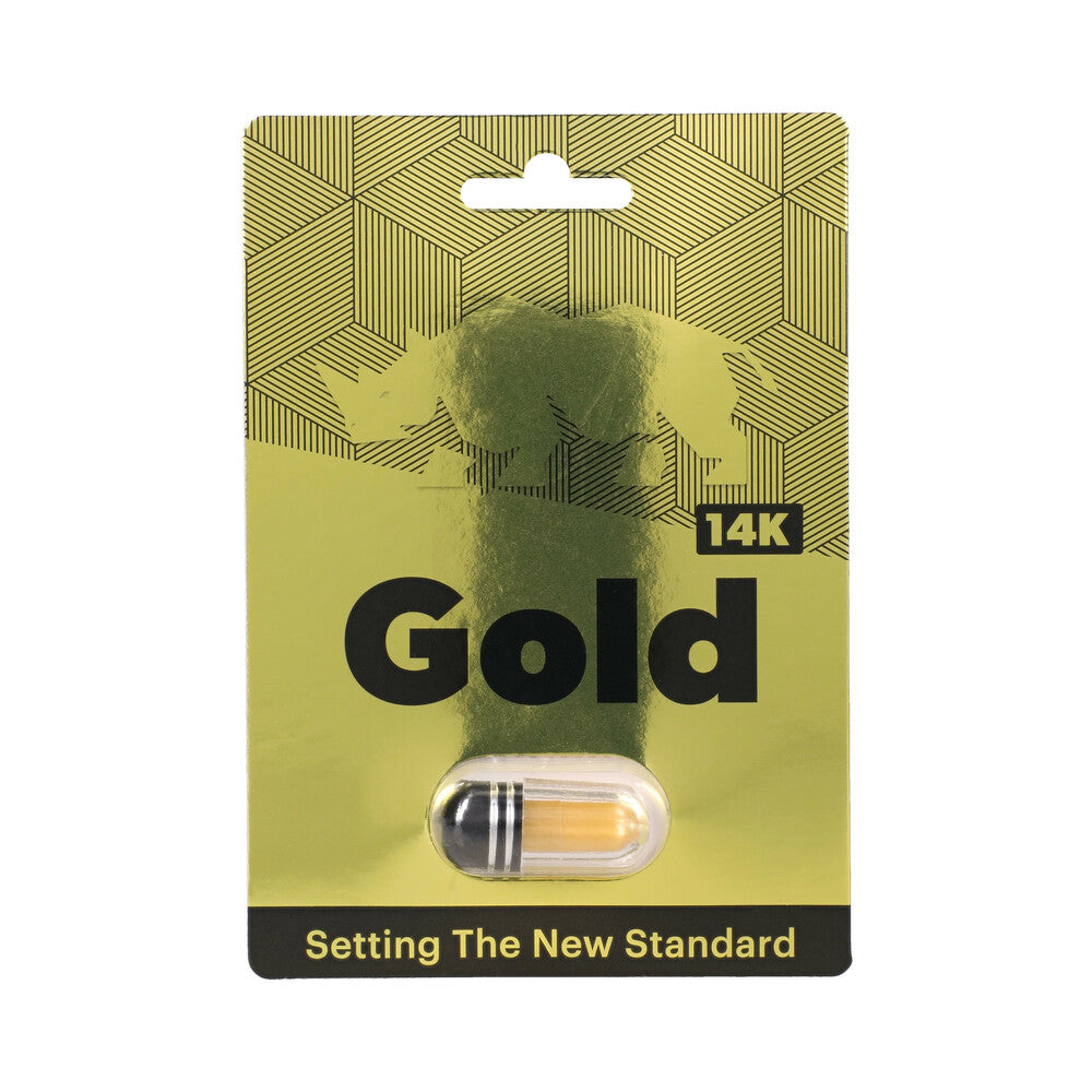 RHINO - GOLD 14K CAPSULES 24-PACK DISPLAY