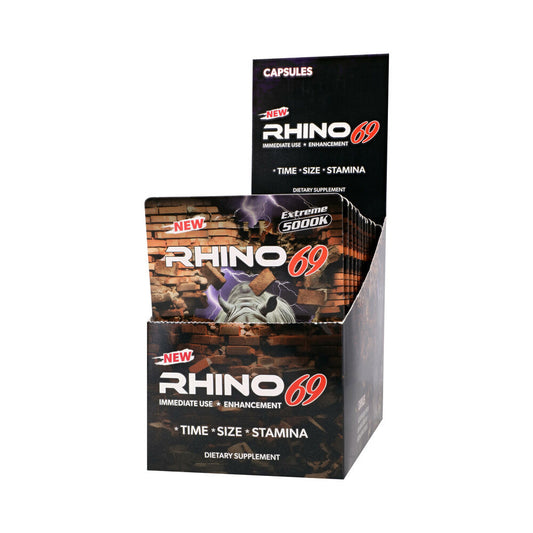 RHINO - 69 CAPSULES 24-PACK DISPLAY