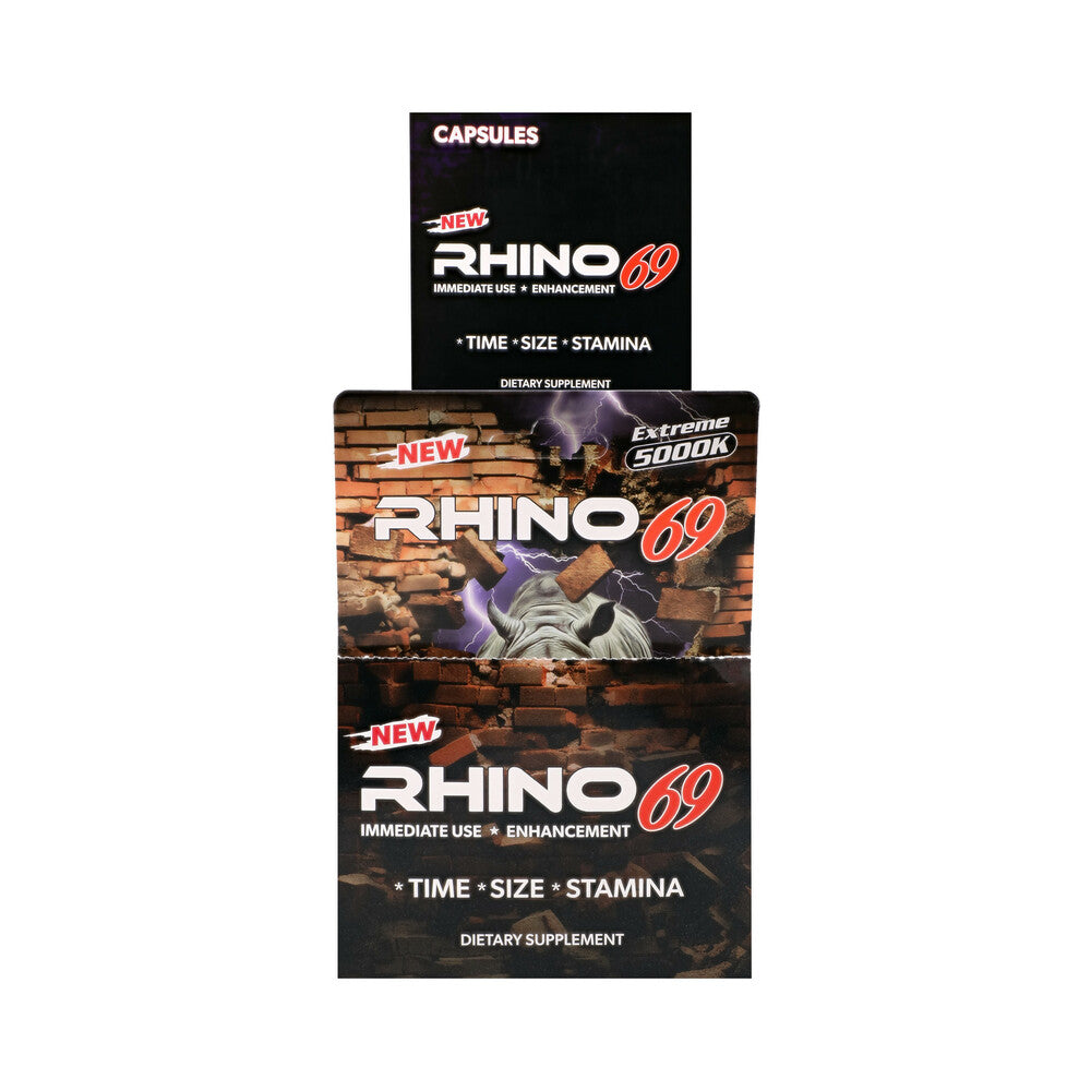 RHINO - 69 CAPSULES 24-PACK DISPLAY