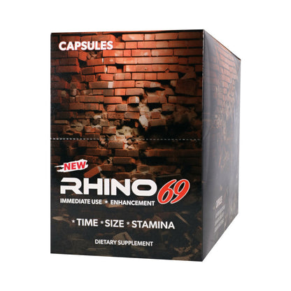 RHINO - 69 CAPSULES 24-PACK DISPLAY