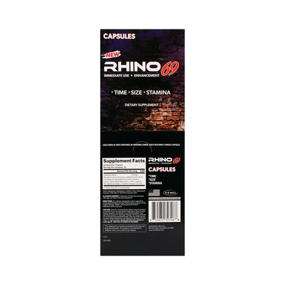 RHINO - 69 CAPSULES 24-PACK DISPLAY