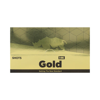 RHINO - GOLD 14K LIQUID SHOTS 2 OZ. BOTTLES 12-PACK DISPLAY