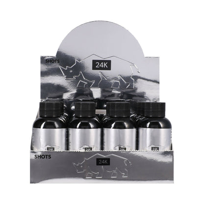 RHINO - 24K LIQUID SHOTS 2 OZ. BOTTLES 12-PACK DISPLAY