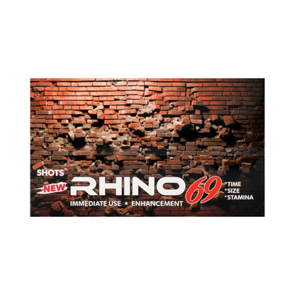 RHINO - 69 LIQUID SHOTS 2 OZ. BOTTLES 12-PACK DISPLAY