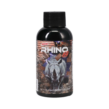 RHINO - 69 LIQUID SHOTS 2 OZ. BOTTLES 12-PACK DISPLAY