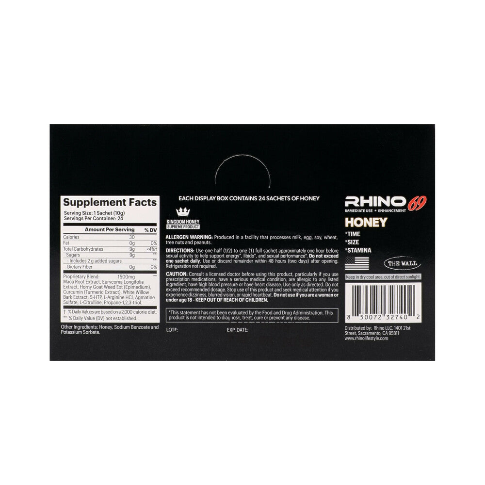 RHINO - 69 HONEY 24-PACK DISPLAY