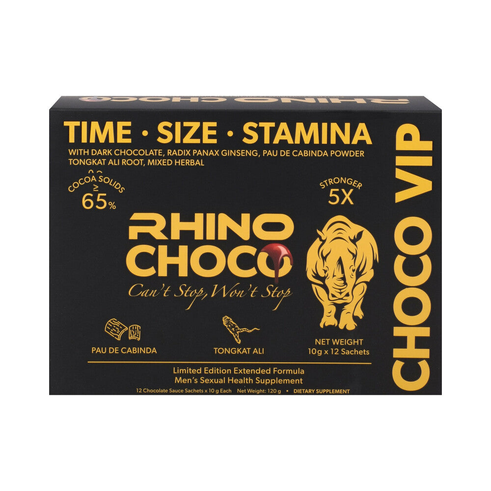 RHINO - CHOCO 5 X STRONGER 12-PACK DISPLAY