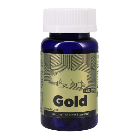 RHINO - GOLD 14K BOTTLED CAPSULES 6CT