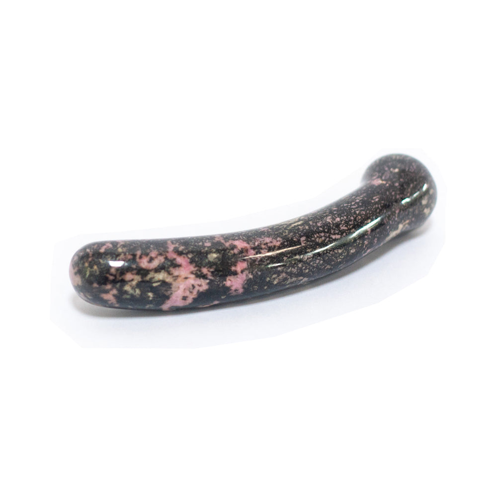 CHAKRUBS - ANAHATA CURVE RHODONITE WAND
