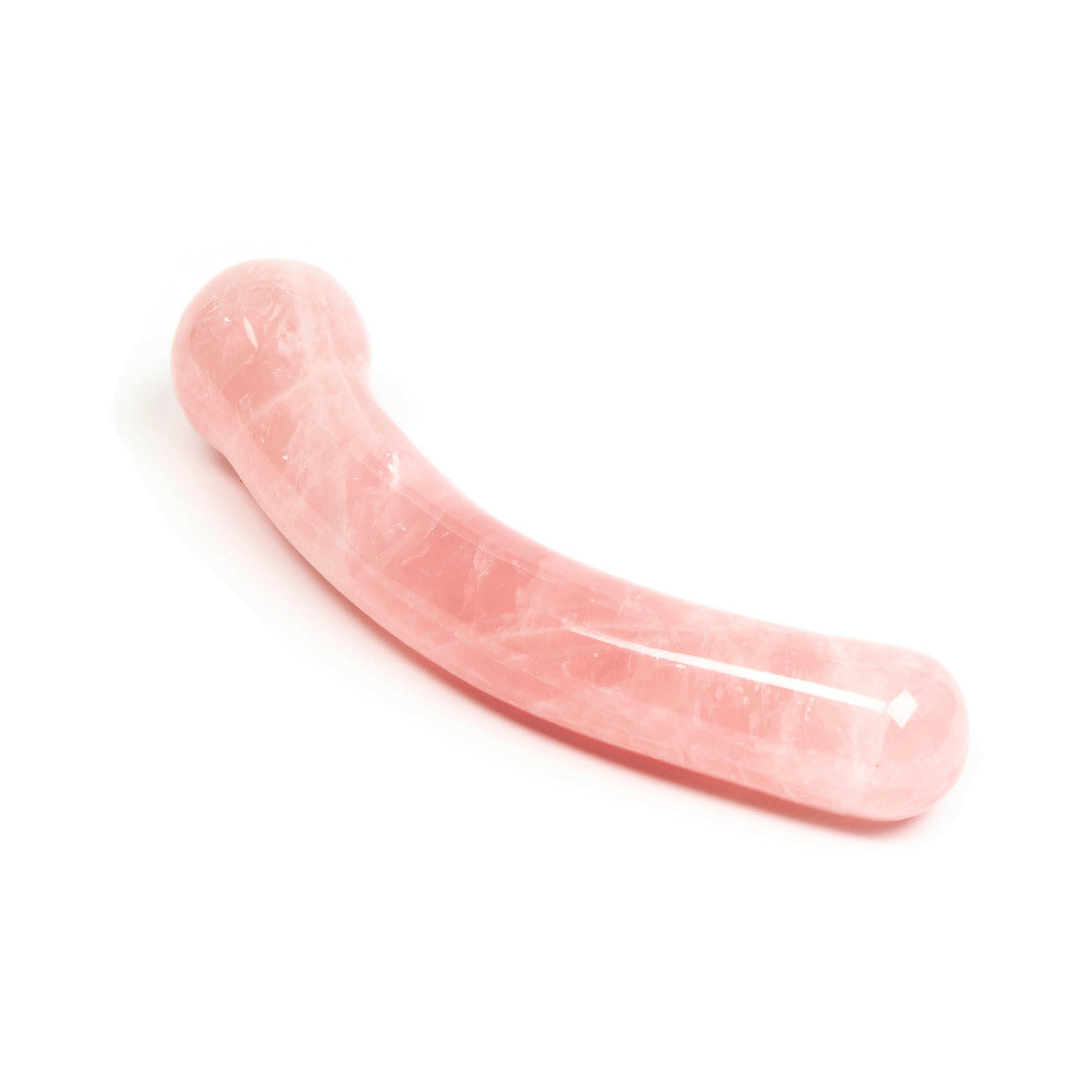 CHAKRUBS - HEART CURVE ROSE QUARTZ WAND