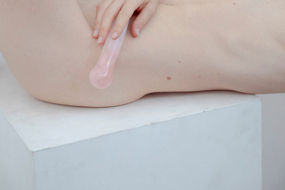 CHAKRUBS - HEART CURVE ROSE QUARTZ WAND