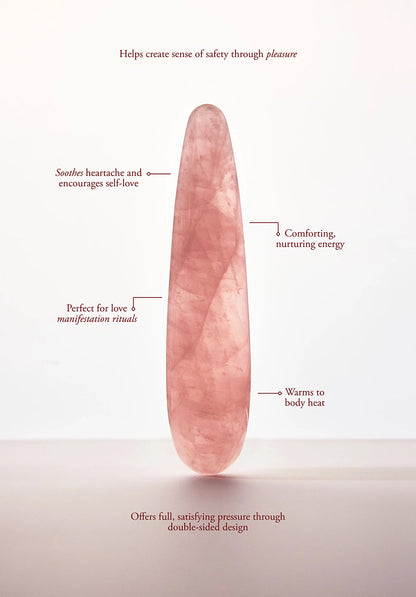 CHAKRUBS - HEART ORIGINAL ROSE QUARTZ WAND