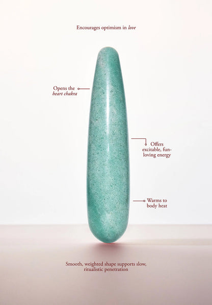 CHAKRUBS - INDIAN JADE ORIGINAL GREEN AVENTURINE WAND
