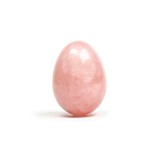 CHAKRUBS HEART YONI EGG ROSE QUARTZ (NON-DRILLED)
