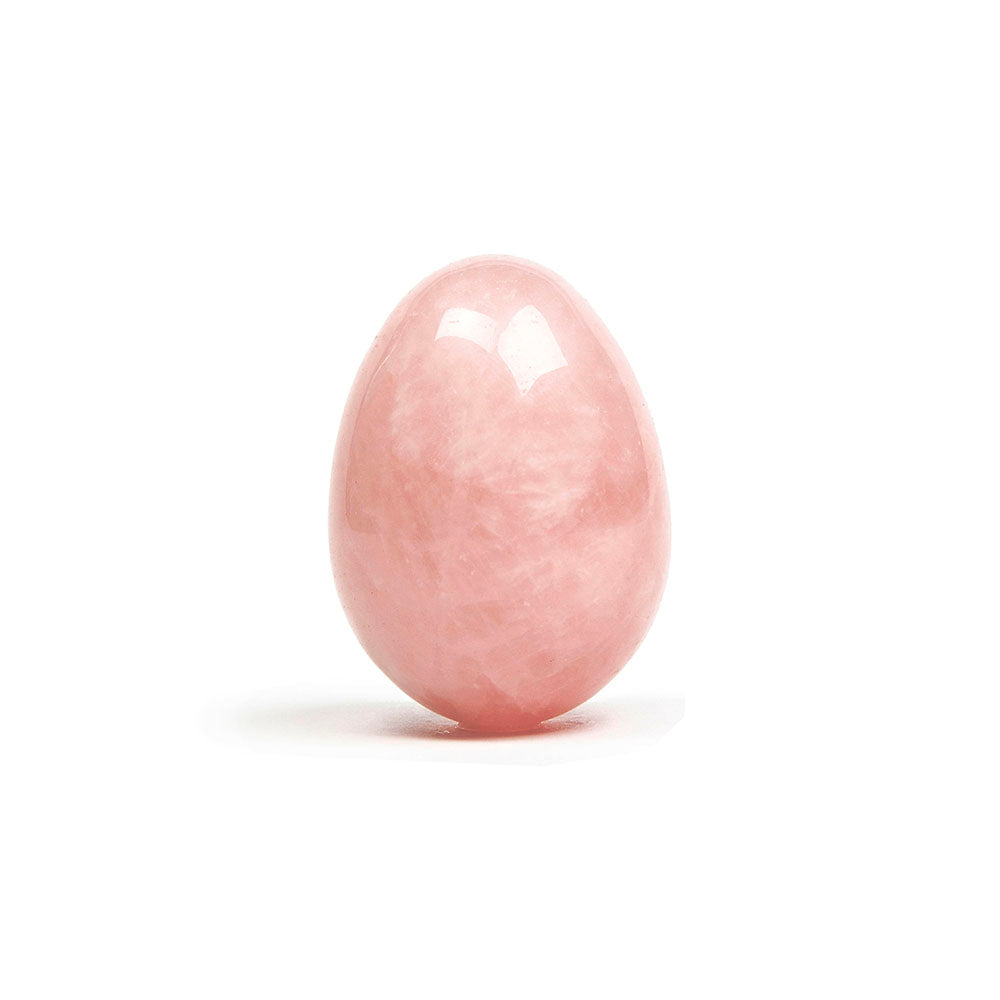 CHAKRUBS - HEART YONI EGG ROSE QUARTZ (NON-DRILLED)