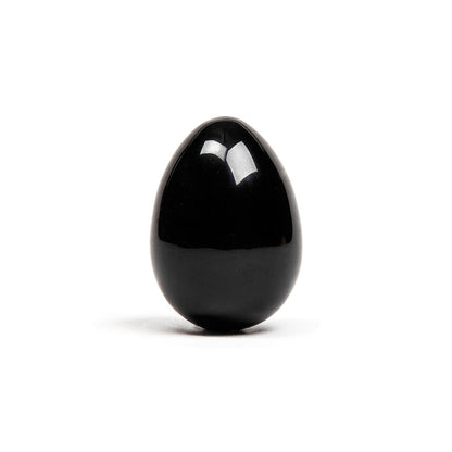 CHAKRUBS - XAGA YONI EGG OBSIDIAN (NON-DRILLED)