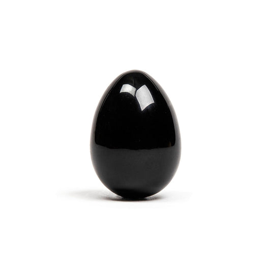 CHAKRUBS - XAGA YONI EGG OBSIDIAN (NON-DRILLED)