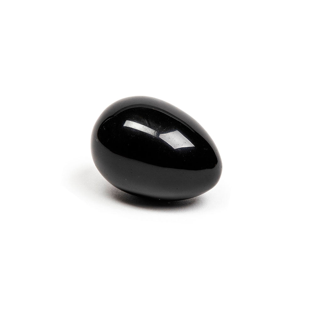 CHAKRUBS - XAGA YONI EGG OBSIDIAN (NON-DRILLED)
