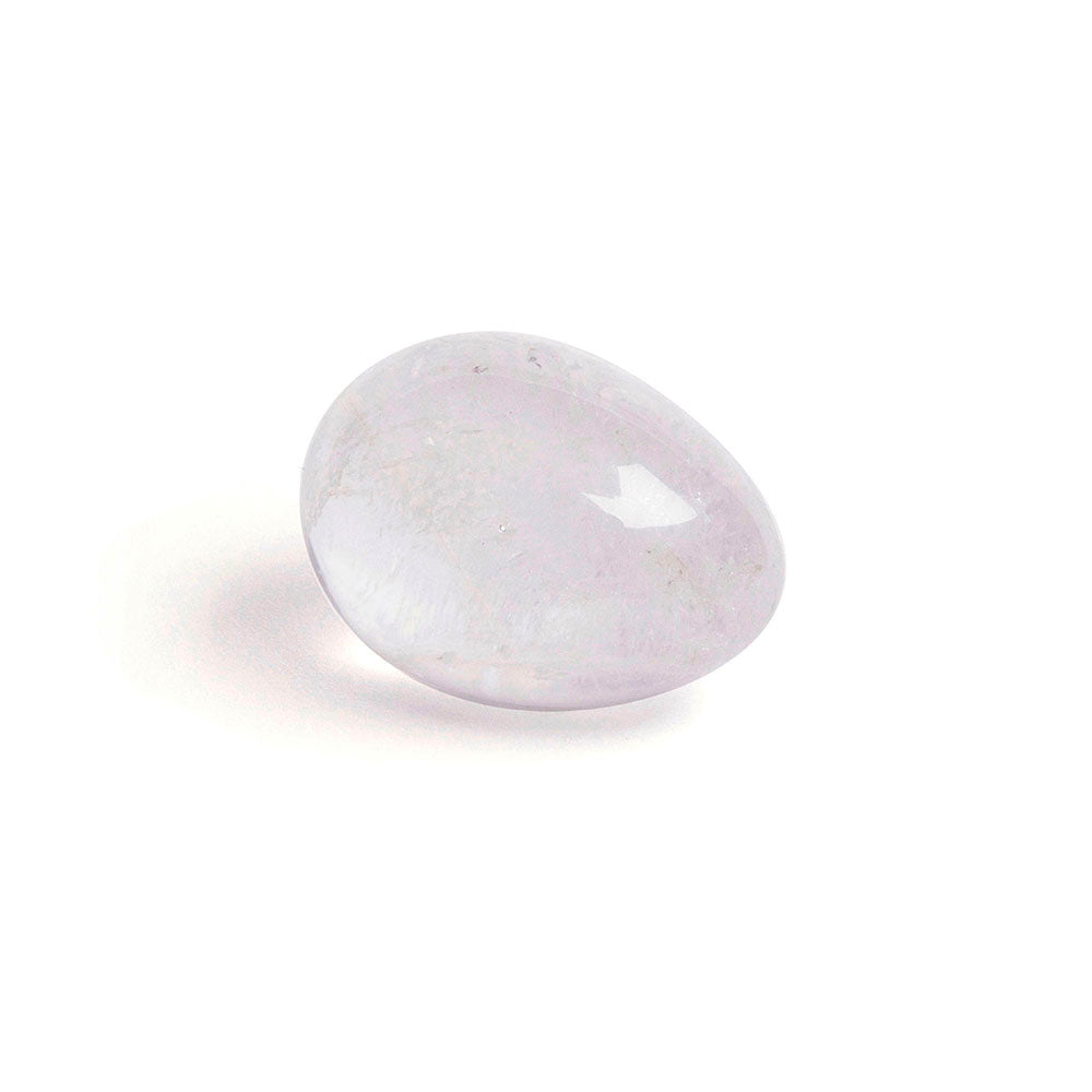CHAKRUBS - PRISM YONI EGG CLEAR QUARTZ (NON-DRILLED)
