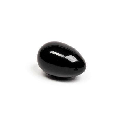 CHAKRUBS - XAGA YONI EGG OBSIDIAN (DRILLED)
