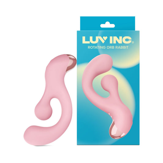 LUV INC RO33: ROTATING ORB RABBIT LIGHT PINK