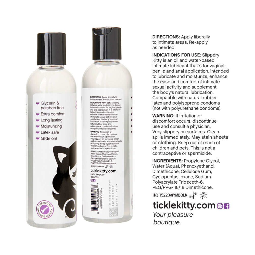 SLIPPERY KITTY HYBRID LUBRICANT 4 OZ.