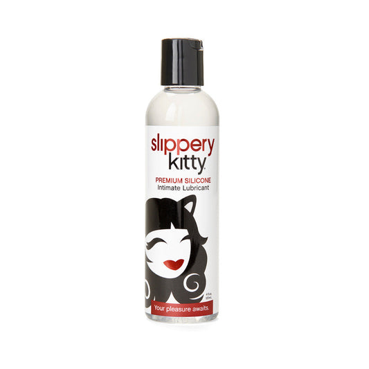 TICKLE KITTY - SLIPPERY KITTY SILICONE LUBRICANT 4 OZ.