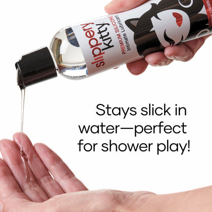 SLIPPERY KITTY SILICONE LUBRICANT 4 OZ.