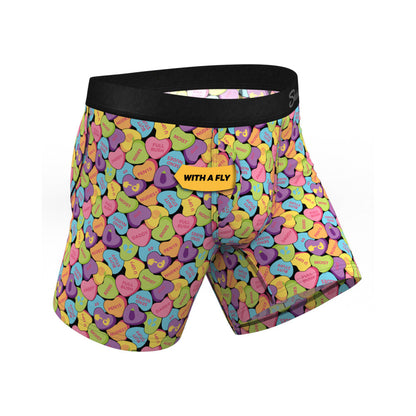 SHINESTY - THE CANDY CRUSH CANDY HEARTS BALL HAMMOCK POUCH UNDERWEAR WITH FLY