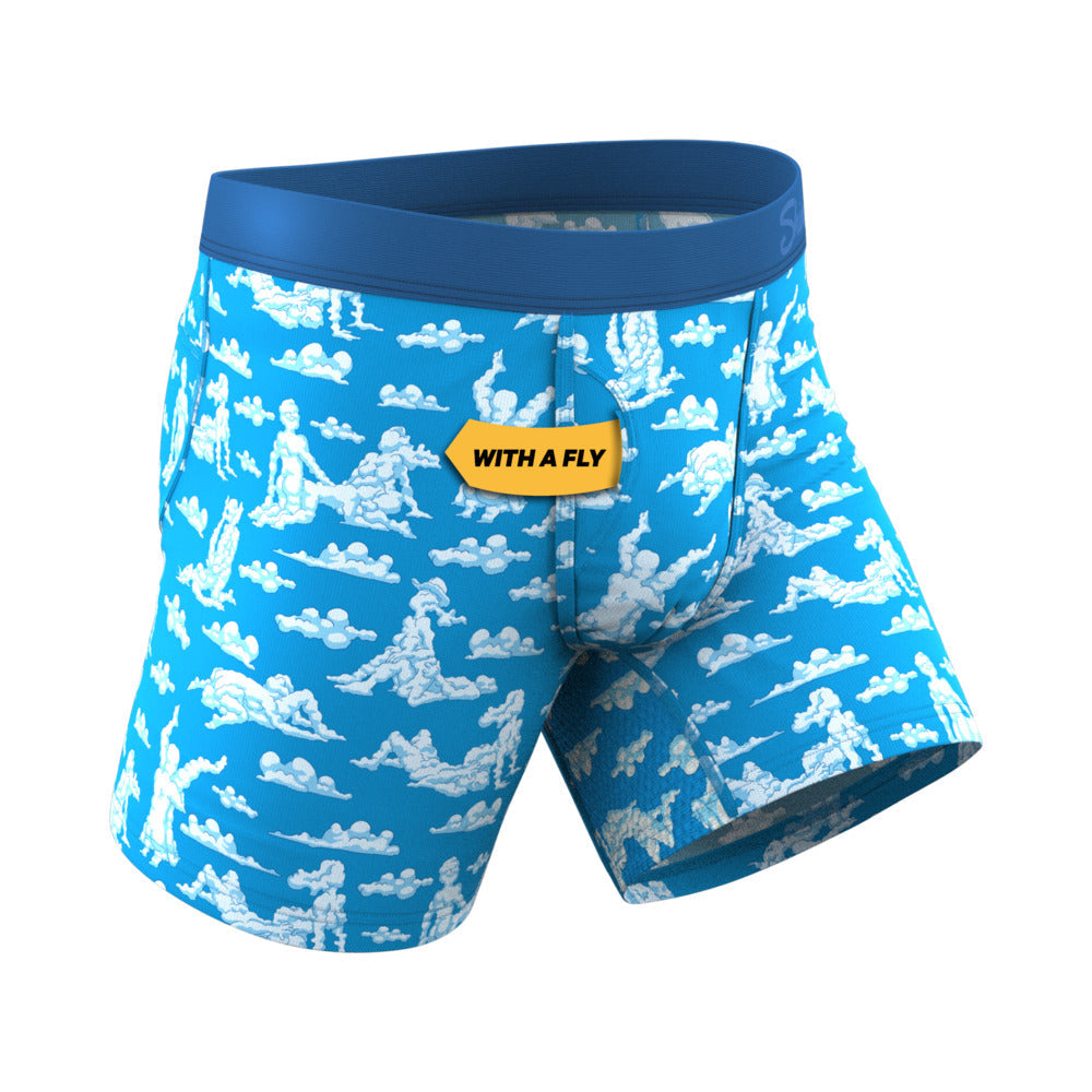 SHINESTY - THE REVERSE CLOUD GIRL CLOUD BALL HAMMOCK POUCH UNDERWEAR WITH FLY