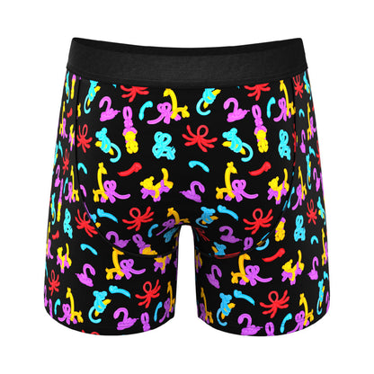 SHINESTY - THE KNOT TONIGHTS BALLOON ANIMAL BALL HAMMOCK POUCH UNDERWEAR WITH FLY