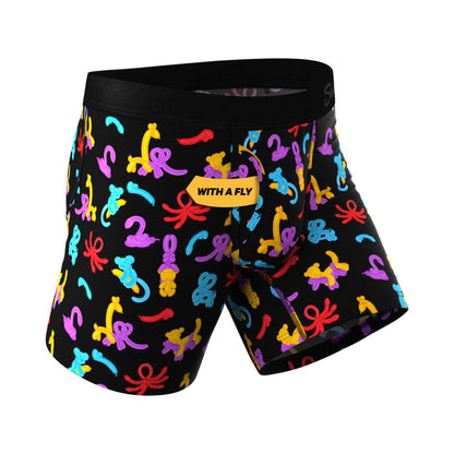 SHINESTY THE KNOT TONIGHTS BALLOON ANIMAL BALL HAMMOCK POUCH UNDERWEAR WITH FLY 2XL