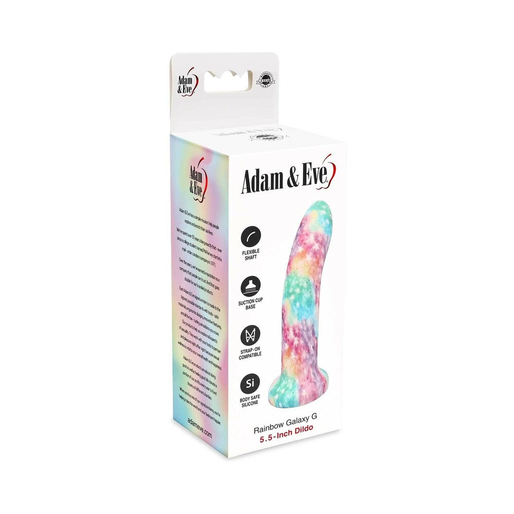 ADAM & EVE - RAINBOW GALAXY G 5.5 IN. DILDO