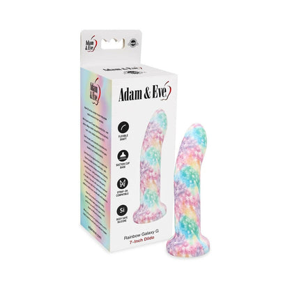 ADAM & EVE - RAINBOW GALAXY G 7 IN. DILDO