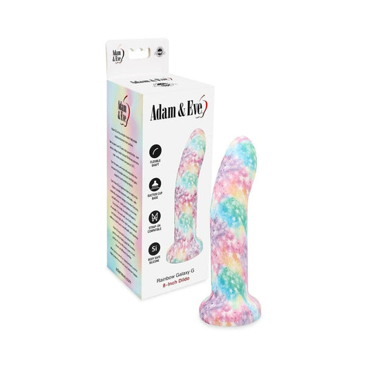 ADAM & EVE - RAINBOW GALAXY G 8 IN. DILDO