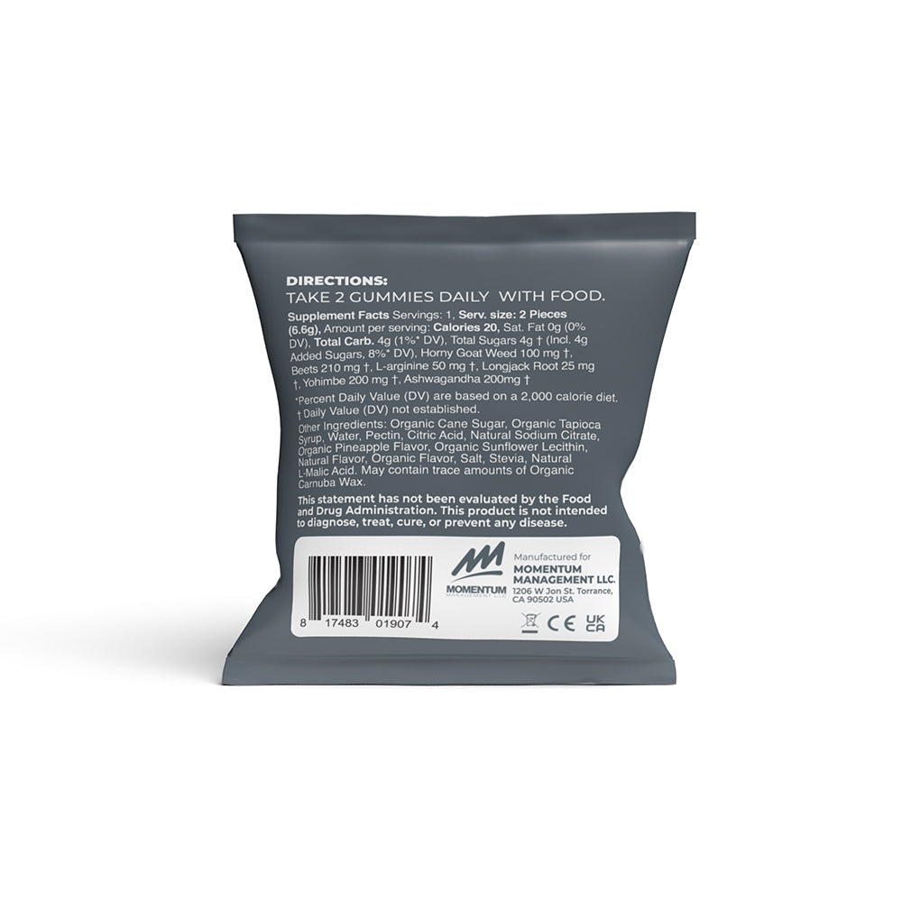 HIS VITALITY BOOST GUMMIES 2 SERVING FOIL