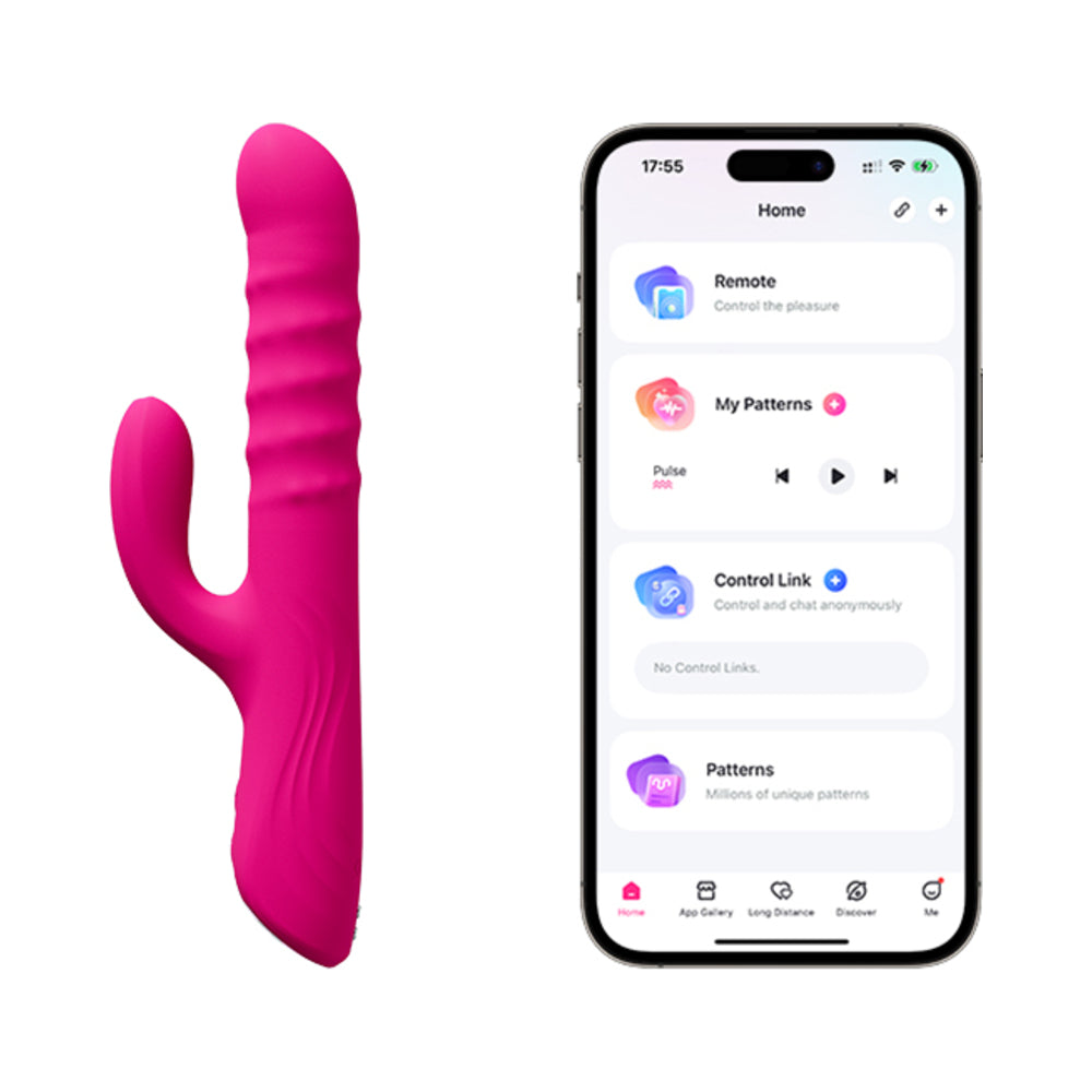 LOVENSE - VELVO ROTATING BEADED G-SPOT & CLIT RABBIT VIBRATOR