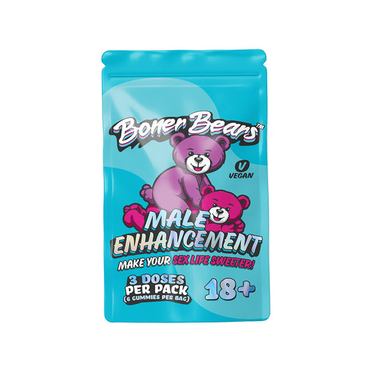 BONER BEARS MALE ENHANCEMENT GUMMIES 1-PACK (6PC) OPEN STOCK
