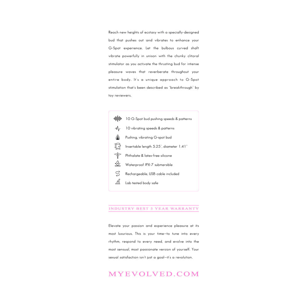 EVOLVED PUSH THE BUTTON