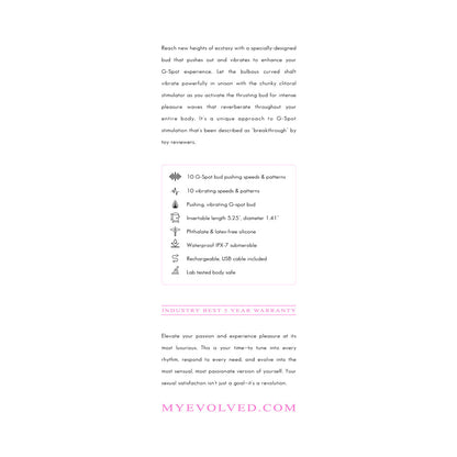 EVOLVED PUSH THE BUTTON