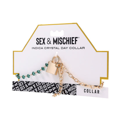 SPORTSHEETS SEX & MISCHIEF INDICA CRYSTAL DAY COLLAR