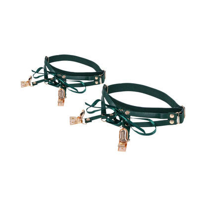 SPORTSHEETS SEX & MISCHIEF INDICA LACED UP GARTERS