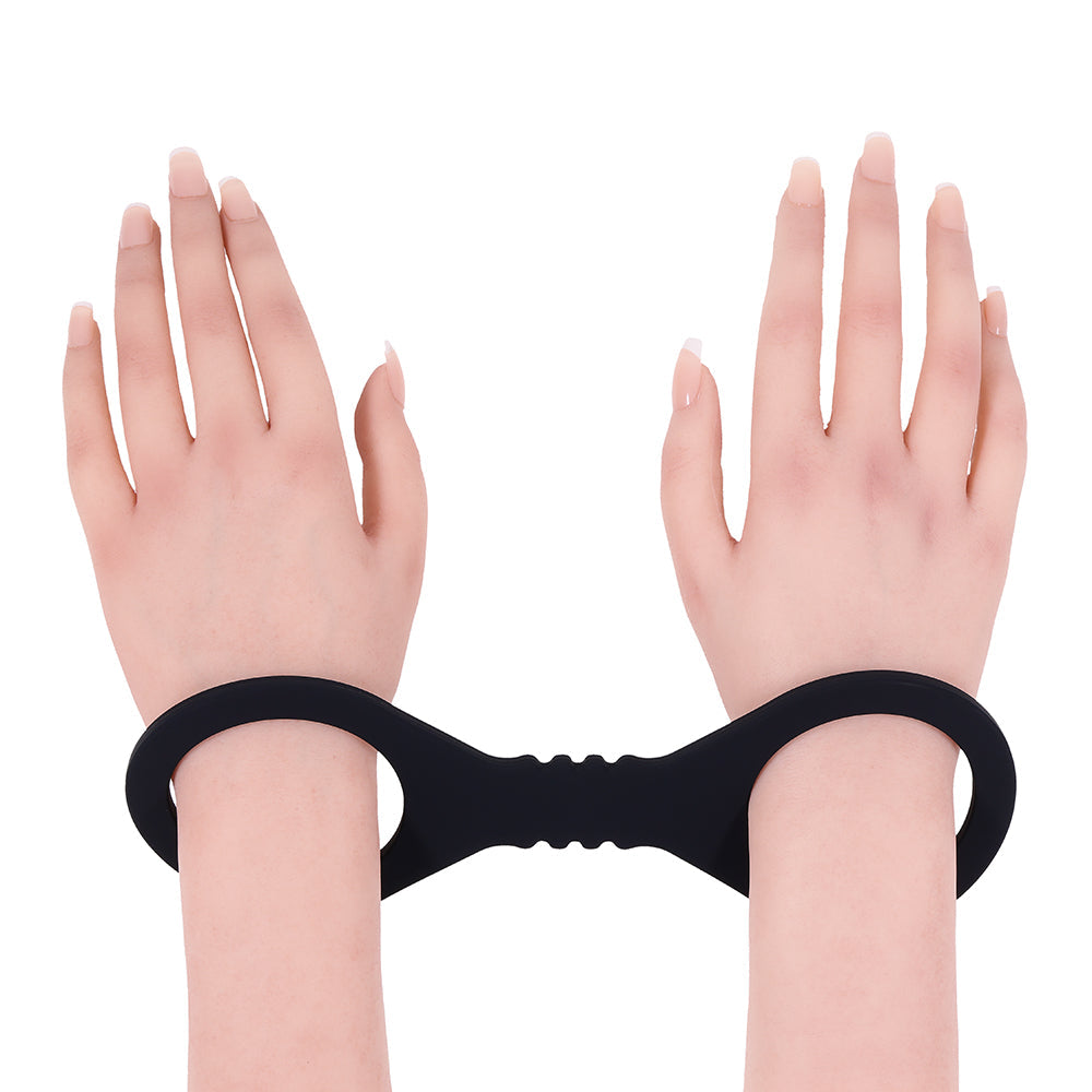 SPORTSHEETS SEX & MISCHIEF SHADOW SMALL SILICONE CUFFS