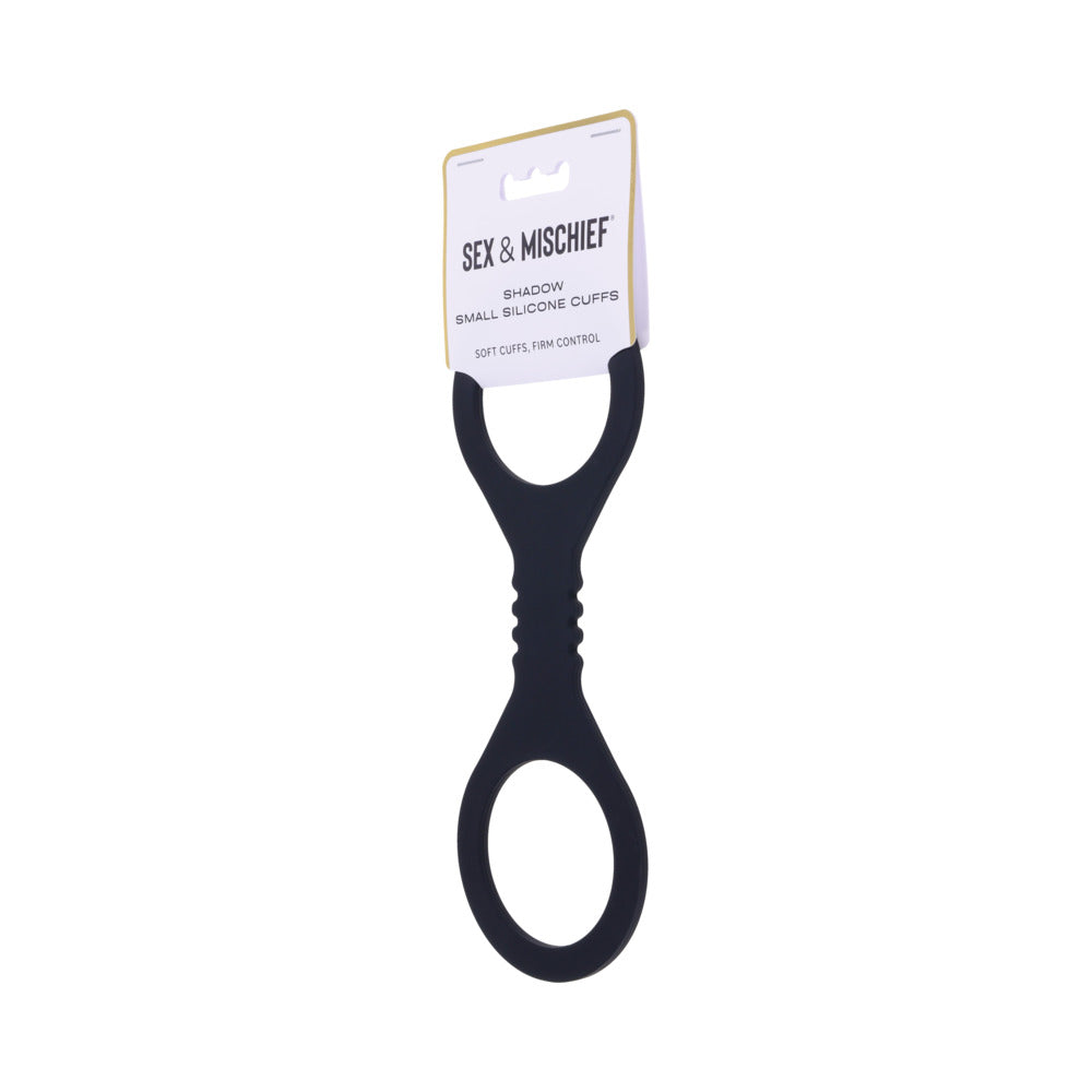 SPORTSHEETS SEX & MISCHIEF SHADOW SMALL SILICONE CUFFS