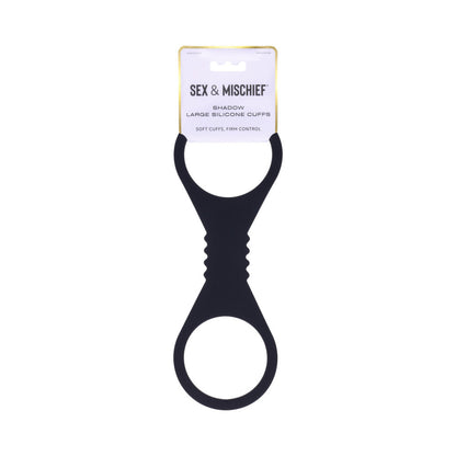 SPORTSHEETS SEX & MISCHIEF SHADOW LARGE SILICONE CUFFS